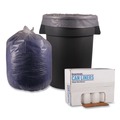 Cleaning & Janitorial Supplies | Boardwalk BWK538 1.75 mil 38 in. x 58 in. Low Density Repro Can Liners - Clear (100/Carton) image number 1