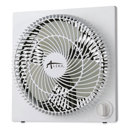 Floor Fans | Alera FANBX10B 120V 0.7 Amp 3-Speed 9 in. Corded Desktop Box Fan - White image number 0