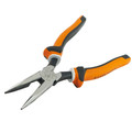 Klein Tools 2038EINS 8 in. Slim Insulated Long Nose Side Cutter Pliers image number 1