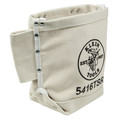 Cases and Bags | Klein Tools 5416TSR 5 in. x 10 in. x 9 in. Canvas Bolt Bag with Drain Holes - Natural image number 2