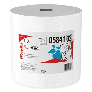 PRODUCTS | WypAll 05841 875/Roll L30 Wipers Jumbo Roll - White