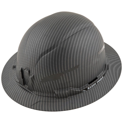 Hard Hats | Klein Tools 60345 Premium KARBN Pattern Class E, Non-Vented, Full Brim Hard Hat image number 0