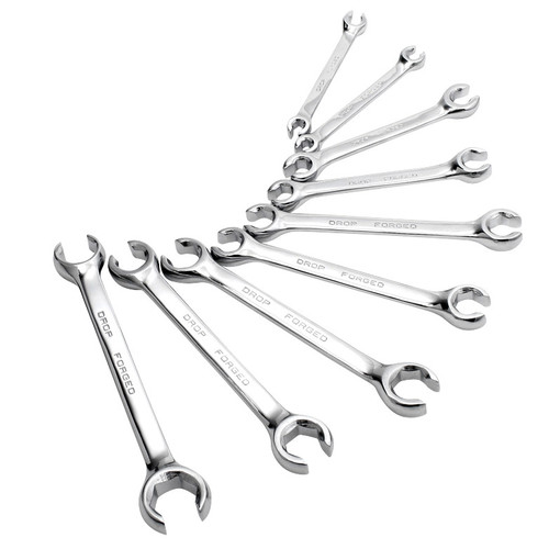 Sunex 9809 9-Piece SAE/Metric Flare Nut Wrench Set image number 0