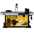 Dewalt DWE7491RS 10 in. 15 Amp  Site-Pro Compact Jobsite Table Saw with Rolling Stand image number 3