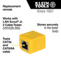 Klein Tools VDV999-200 Replacement Remote for LAN Scout Jr. 2 Continuity Tester - Yellow image number 1