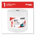 WypAll 34955 12-1/2 in. x 13-2/5 in. X60 Cloth Roll - Jumbo, White (1100 Sheets/Roll) image number 1