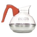 Food Service | BUNN 06101.0101 64 oz. Easy Pour Decanter with Orange Handle image number 5
