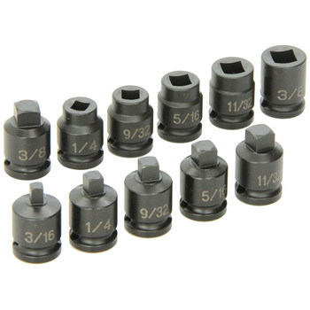 Grey Pneumatic 1211P 11-Piece 3/8 in. Drive Pipe Plug Standard Socket Set