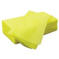 Chix 8673 Stretch n' Dut 24 in. x 24 in. Light Duty Dust Cloths - Yellow (30-Piece/Bag, 5 Bags/Carton) image number 0