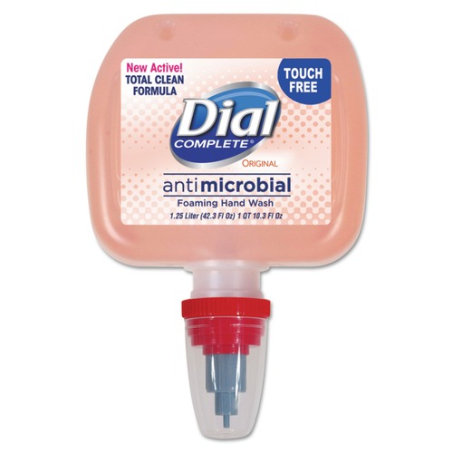 Dial Professional 1700099135 Antibacterial Foaming Hand Wash, Original, 1.25 L, Duo Dispenser Refill, 3/carton image number 0