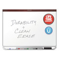 New Arrivals | Quartet P558MP2 Prestige 2 Duramax 96 in. x 48  in. Magnetic Porcelain Whiteboard - Mahogany image number 1