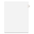 Avery 01403 11 in. x 8.5 in. 26-Tab C-Tab Titles Preprinted Legal Exhibit Side Tab Avery Style Index Dividers - White (25-Piece/Pack) image number 0