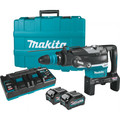 Rotary Hammers | Makita GRH06PM 80V max XGT (40V max X2) Brushless Lithium-Ion 2 in. Cordless AFT, AWS Capable AVT Rotary Hammer Kit with 2 Batteries (4 Ah) image number 0