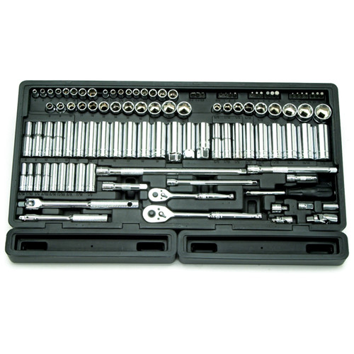 ATD 1380 106-Piece 1/4 in. and 3/8 in. Drive 6-Point SAE/Metric Chrome Master Socket Set image number 0