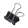 New Arrivals | Universal UNV10210VP Binder Clips in Zip-Seal Bag - Medium, Black/Silver (36/Pack) image number 1
