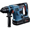 Bosch GBH18V-34CQB24 PROFACTOR 18V Bulldog Brushless Lithium-Ion 1-1/4 in. Cordless Connected-Ready SDS-Plus Rotary Hammer Kit with 2 Batteries (8 Ah) image number 1