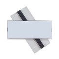 C-Line 87825 6 in. x 2.5 in. Side Load, Clear Magnetic Label Holders - Clear (10/Pack) image number 0