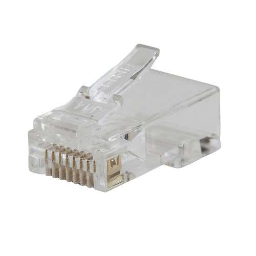 Klein Tools VDV826-728 Pass-Thru RJ45-CAT5E Modular Data Plugs (10-Piece/Pack) image number 0