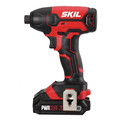 Skil CB739001 20V PWRCORE20 Brushless Lithium-Ion 1/2 in. Cordless Drill Driver and 1/4 in. Hex Impact Driver Combo Kit (2 Ah) image number 3