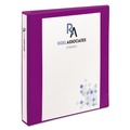 Avery 17294 1 in. Capacity 11 in. x 8.5 in. 3 Ring Durable View Binder with DuraHinge and Slant Rings - Purple image number 2