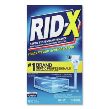 DISINFECTANTS | RID-X 19200-80306 9.8 oz. Concentrated Septic System Treatment Powder (12/Carton)