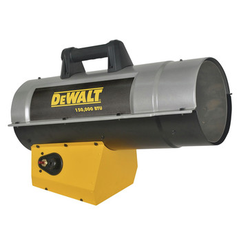 SPACE HEATERS | Dewalt DXH150FAV 110,000 - 150,000 BTU Forced Air Propane Heater