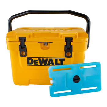 COOLERS AND TUMBLERS | Dewalt DXC1001 DEWALT 10 Quart Roto-Molded Lunchbox Cooler with Bonus 10 Quart Ice Pack
