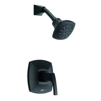 Gerber D502518BSTC Vaughn 1 Handle 2.0 GPM Shower-Only Trim Kit with Treysta Cartridge (Satin Black)