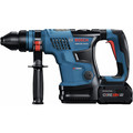 Bosch GBH18V-34CQB24 PROFACTOR 18V Bulldog Brushless Lithium-Ion 1-1/4 in. Cordless Connected-Ready SDS-Plus Rotary Hammer Kit with 2 Batteries (8 Ah) image number 2