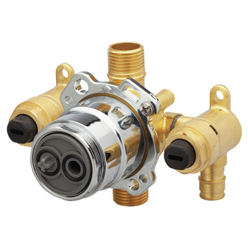 Gerber G00GS527S Treysta Tub & Shower Valve- Vertical Inputs with Stops- Cold Expansion Pex