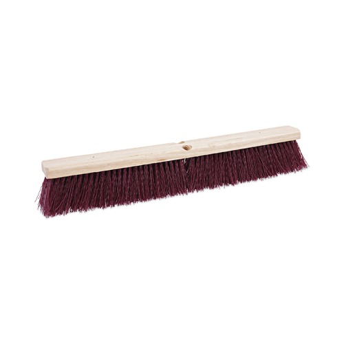 Brooms | Boardwalk BWK20324 3.25 in. Maroon Polypropylene Bristle 24 in. Floor Brush Head image number 0