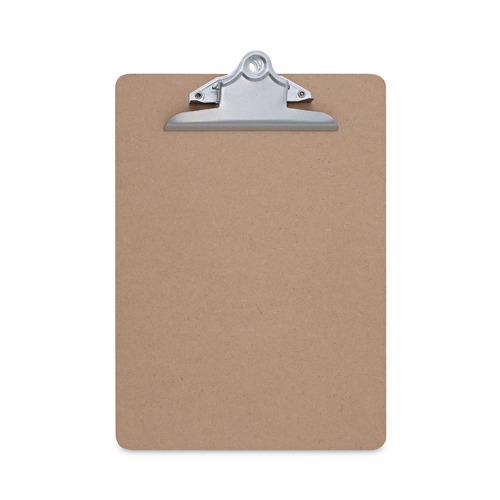 New Arrivals | Universal UNV40304VP 9 in. x 12.5 in. Hardboard Clipboards - Brown (3/Pack) image number 0