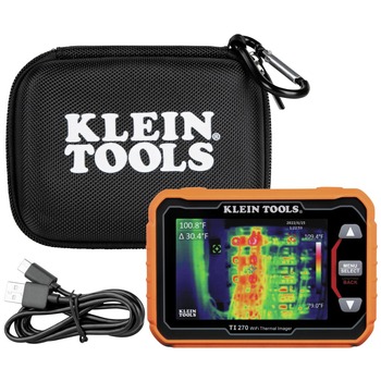 DIAGNOSTICS TESTERS | Klein Tools TI270 Rechargeable 10000 Pixels Thermal Imaging Camera with Wi-Fi