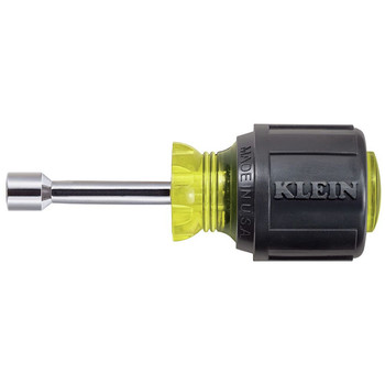 Klein Tools 610-1/4 1/4 in. Stubby Nut Driver with 1-1/2 in. Shaft