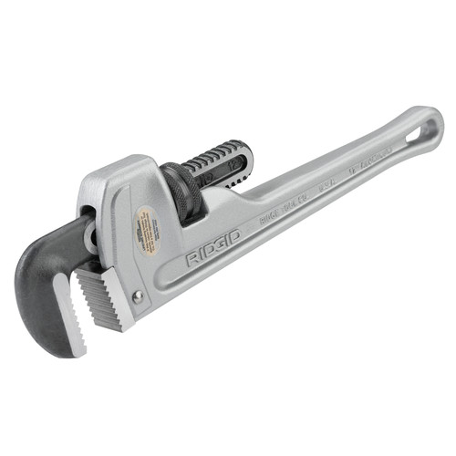Ridgid 812 Aluminum 2 in. Jaw Capacity 12 in. Long Straight Pipe Wrench image number 0