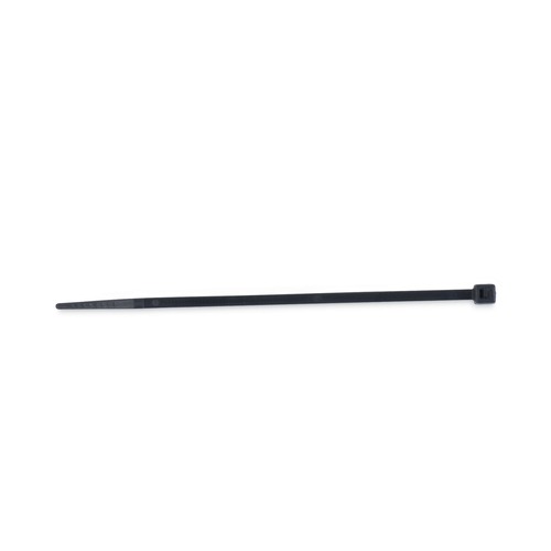 Office Cable Management | Tatco 22500 Nylon Cable Ties, 4 X 0.06, 18 Lb, Black, 1,000/pack image number 0