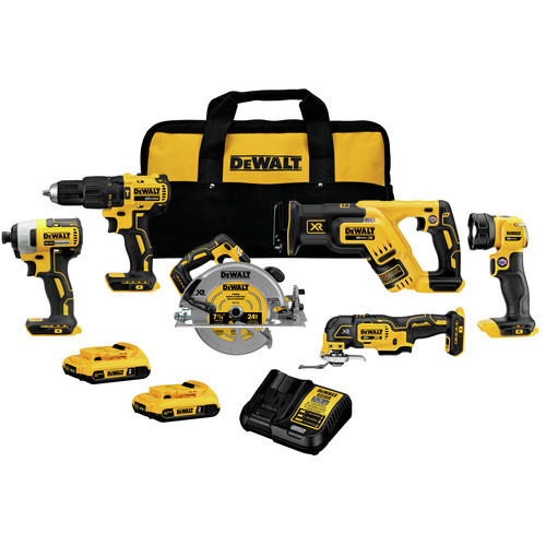 Dewalt Dck677d2 20v Max Brushless Lithium Ion Cordless 6 Tool Kit 2 Ah Tyler Tool