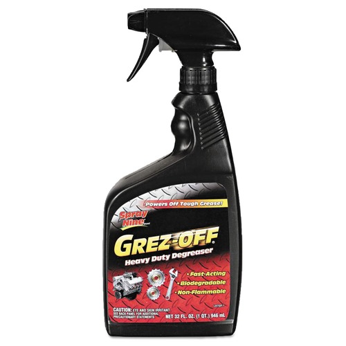 Degreasers | Spray Nine 22732 Grez-Off Heavy Duty 32 oz. Spray Bottle Degreaser (12-Piece/Carton) image number 0