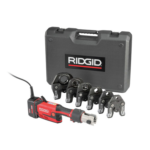 Copper Press Tools | Ridgid 67193 RP 351 Corded Press Tool Kit with 1/2 in. - 2 in. ProPress Jaws image number 0