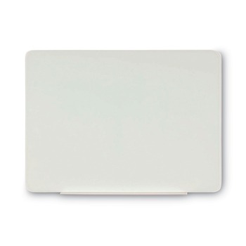 MasterVision GL080101 Lago 48 in. x 36 in. Magnetic Glass Dry Erase Board  - Opaque White