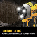 Impact Drivers | Dewalt DCF850B ATOMIC 20V MAX Brushless Lithium-Ion 1/4 in. Cordless 3-Speed Impact Driver (Tool Only) image number 9