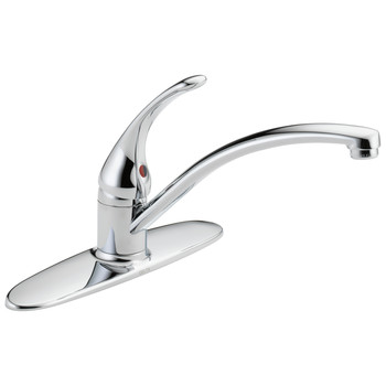 KITCHEN SINKS AND FAUCETS | Delta B1310LF 1-Handle Kitchen Faucet (Chrome)