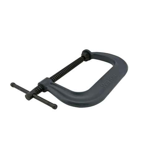 Clamps | Wilton 14256 406, 400 Series C-Clamp, 0 in. - 6-1/16 in. Jaw Opening, 4-1/8 in. Throat Depth image number 0
