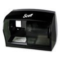 Scott 9604 11.1 in. x 6 in. x 7.63 in. Essential Coreless SRB Tissue Dispenser - Black image number 2