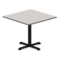 Alera ALETTSQ36WG Square Reversible Laminate Table Top - White/Gray image number 2