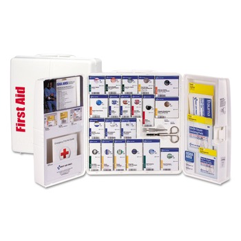 First Aid Only 90608 SmartCompliance First Aid Cabinet with Medications - Large (241-Piece)