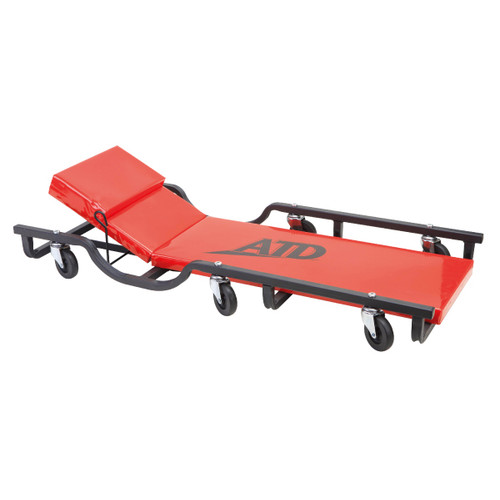 ATD 81042 40 in. Drop Arm Steel Creeper with Adjustable Head Rest image number 0