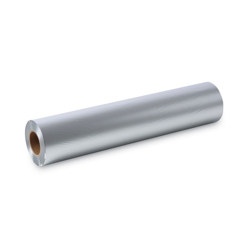 Boardwalk BWK7110 16 Micron Thickness 12 in. x 500 ft. Premium Quality Aluminum Foil Roll - Silver (1/Carton) image number 0