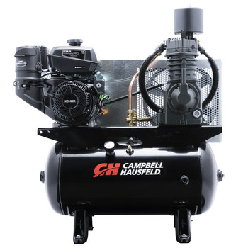 PRODUCTS | Campbell Hausfeld CE7002 14 HP 2 Stage 30 Gallon Oil-Lube Horizontal Air Compressor with Metal Belt Guard