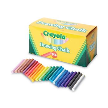 Crayola 510400 Colored Drawing Chalk - Six Each Of 24 Assorted Colors (144 Sticks/Set)